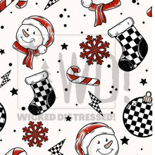 Load image into Gallery viewer, CHECKER HOLIDAY STOCKINGS

