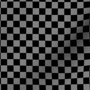 Checkerboard- Black and Grey